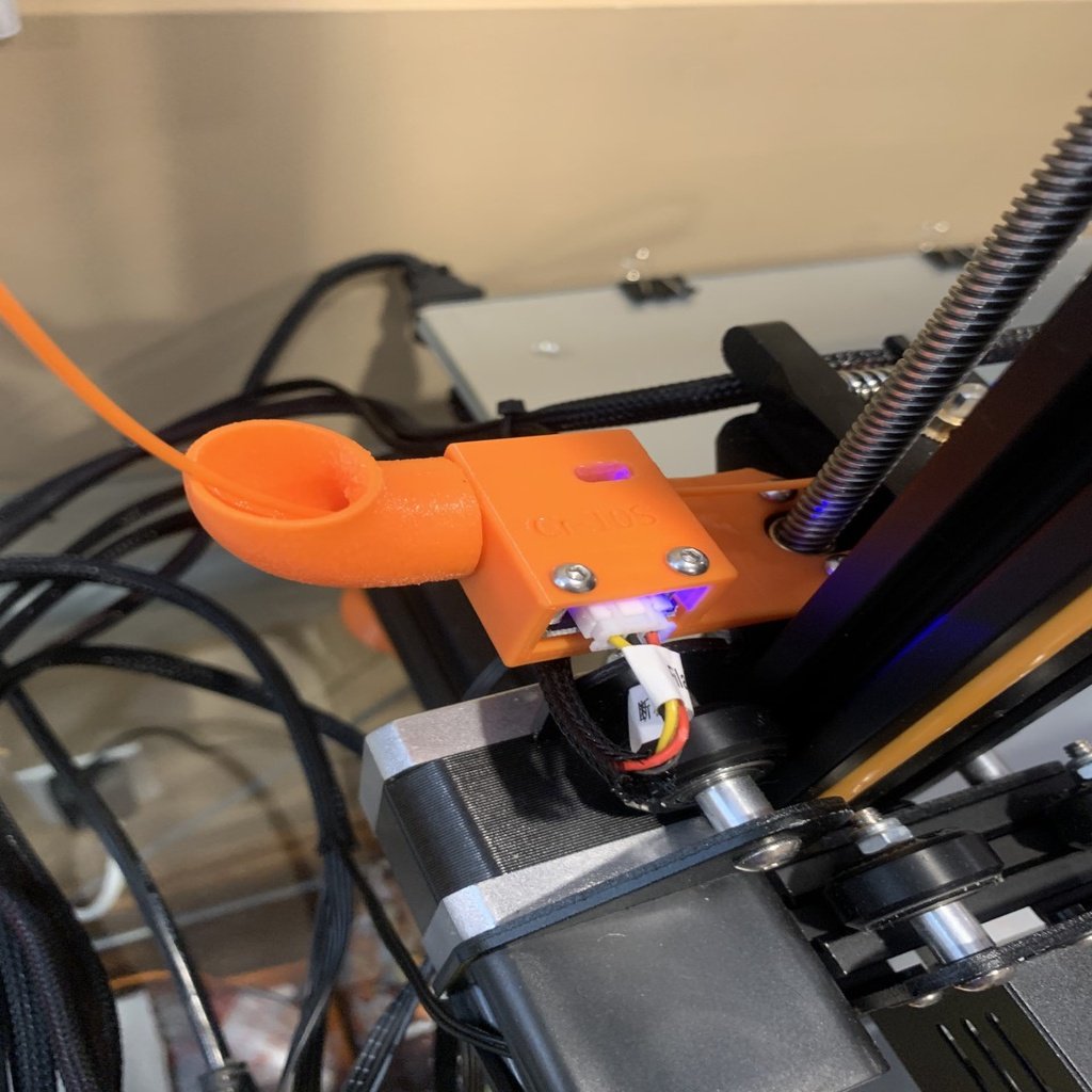 Creality CR-10S Filament Runout Sensor and Rotating Guide
