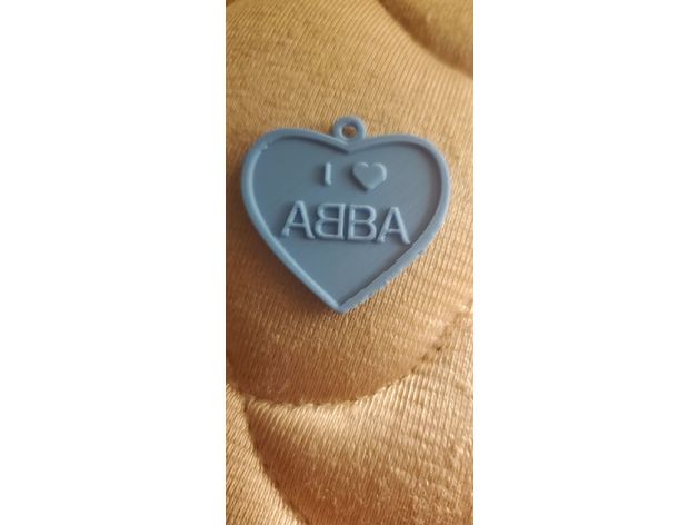 Abba Heart Necklacependant