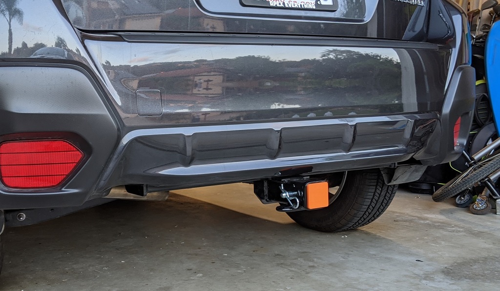 Simple 2 inch hitch cover