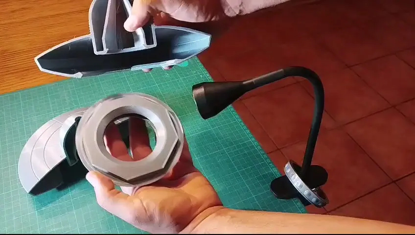Miniatura 4 do modelo 3D ÖVNI – IKEA NÄVLINGE UFO Lamp Hack
