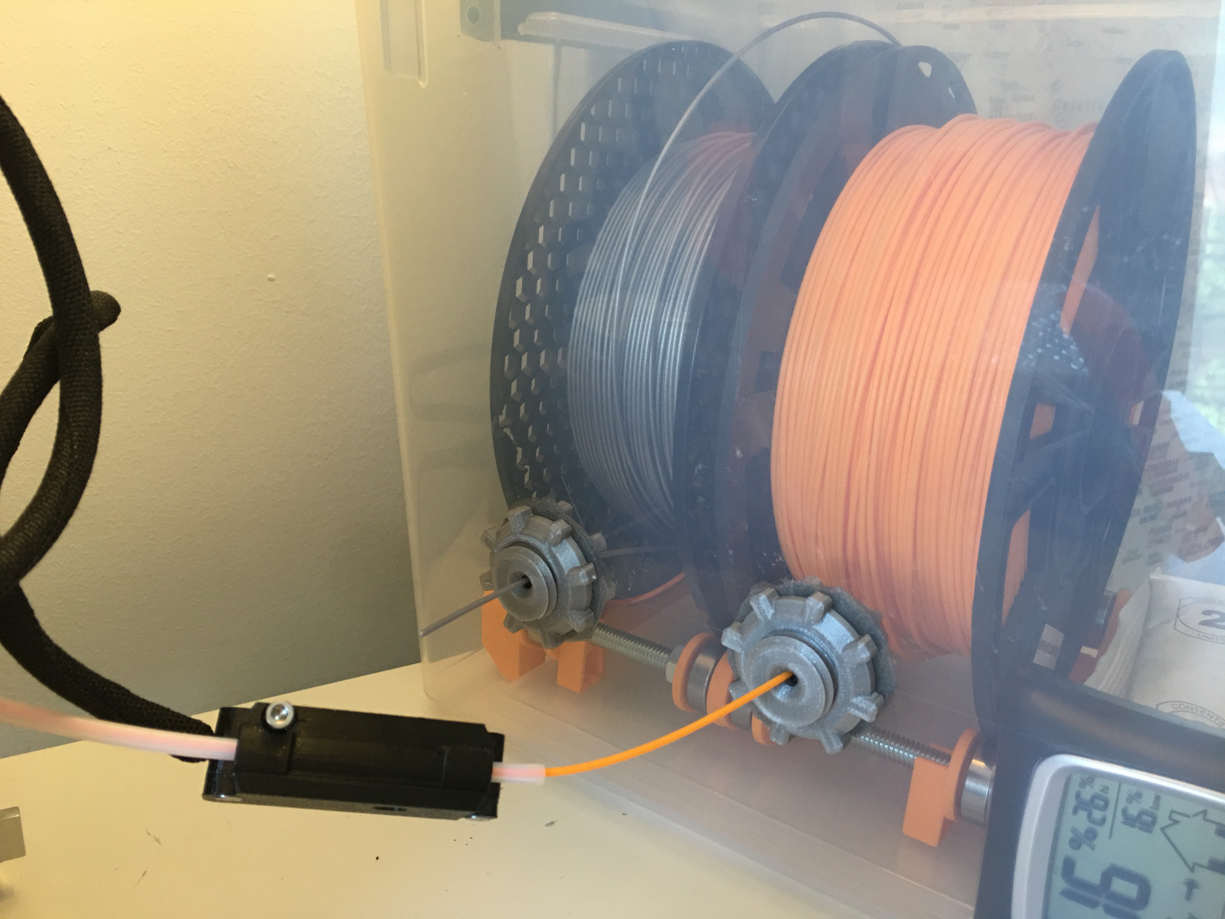 Ultimate Spool Holder Dry Box - hex head bolt version