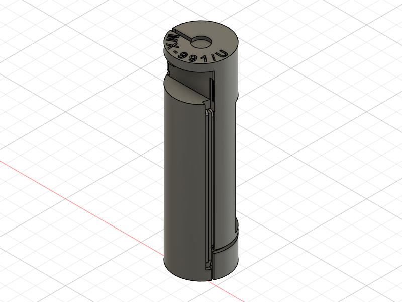 Fulton MX-991/U flashlight battery pack