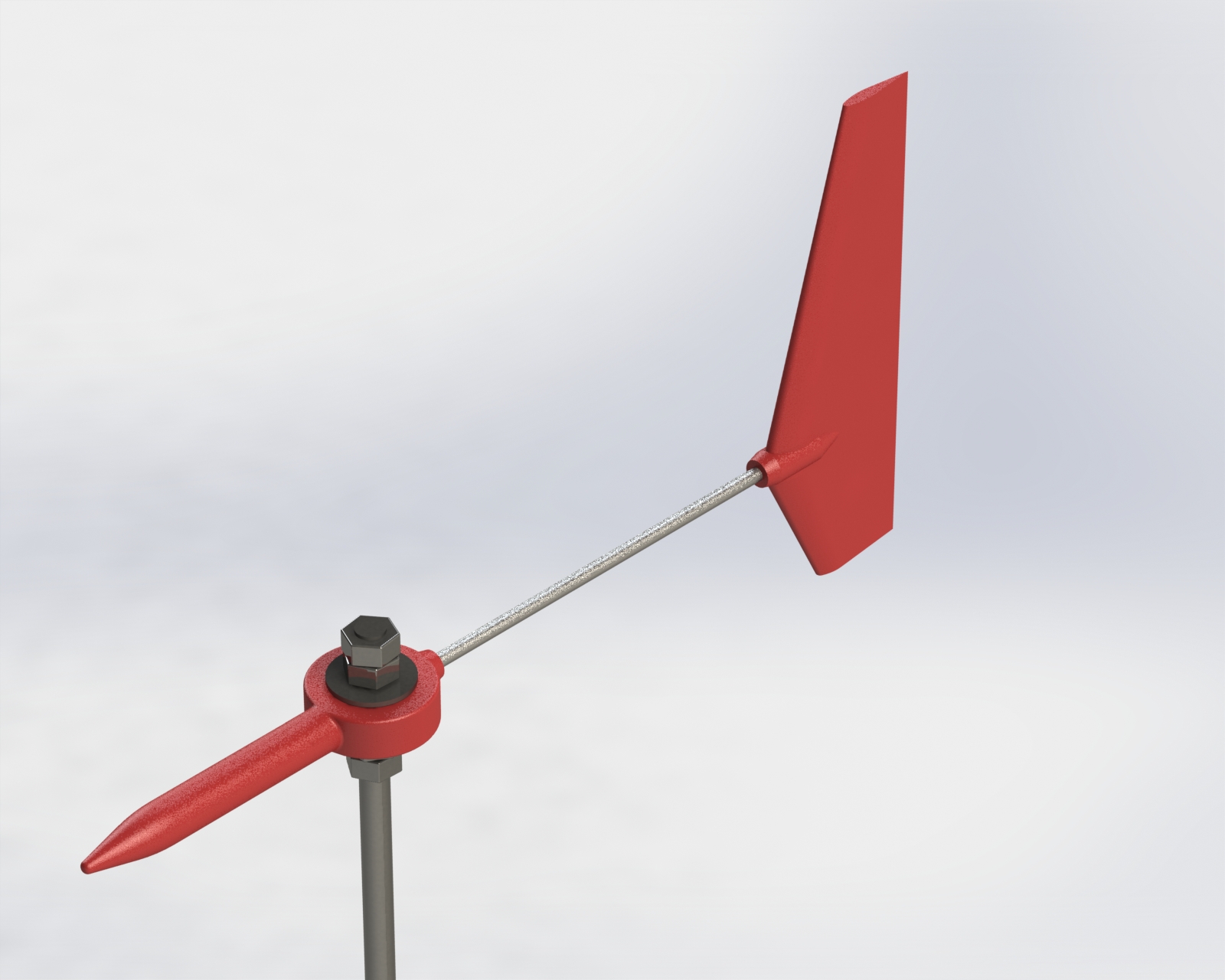 Wind vane (on M8 threaded rod)