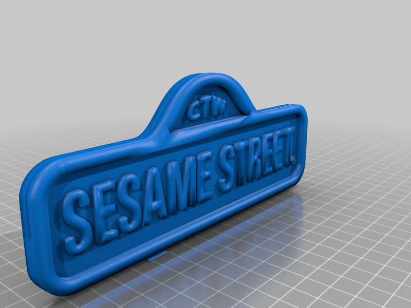 Sesame Street Sign