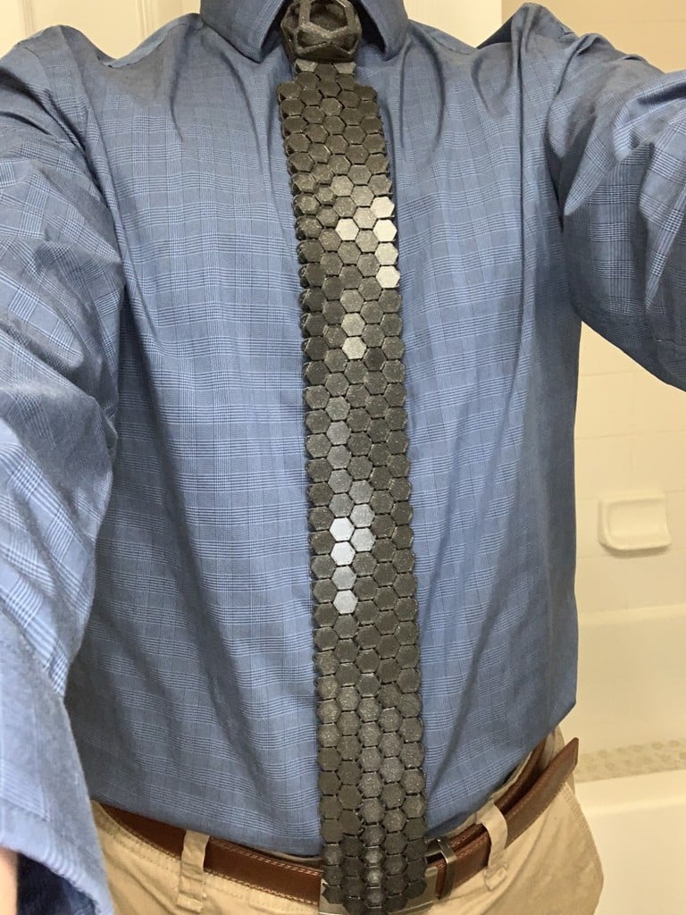 NASA Chainmail Necktie