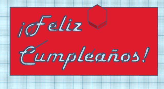 Stencil "Feliz cumpleaños" para decorar tortas