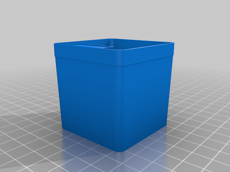 Box with Label (parameterized, FreeCAD)