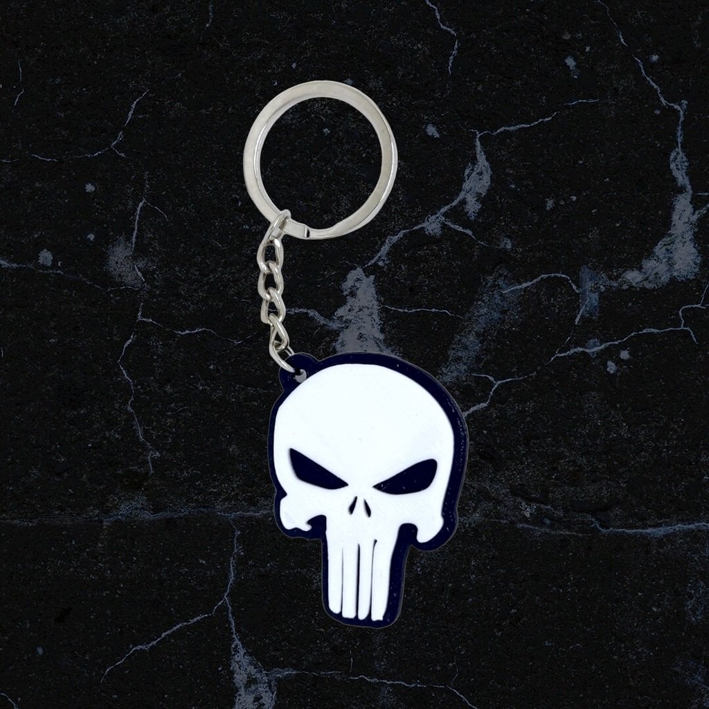 The Punisher Keychain