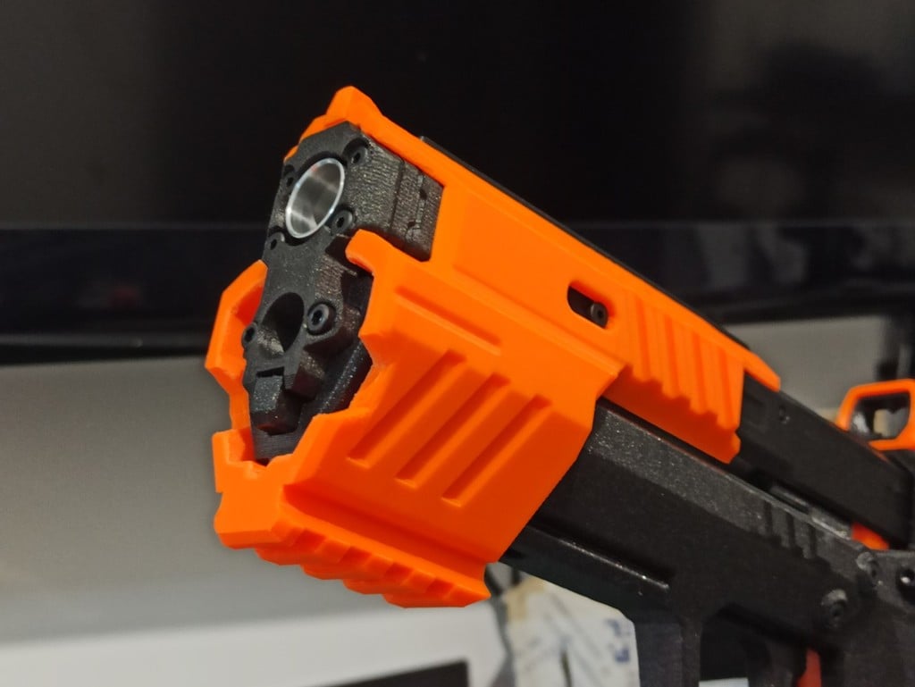 Custom Priming Handle (Foam Blasting pistol - The Gecko) + AK 12 inspired Front Grip 