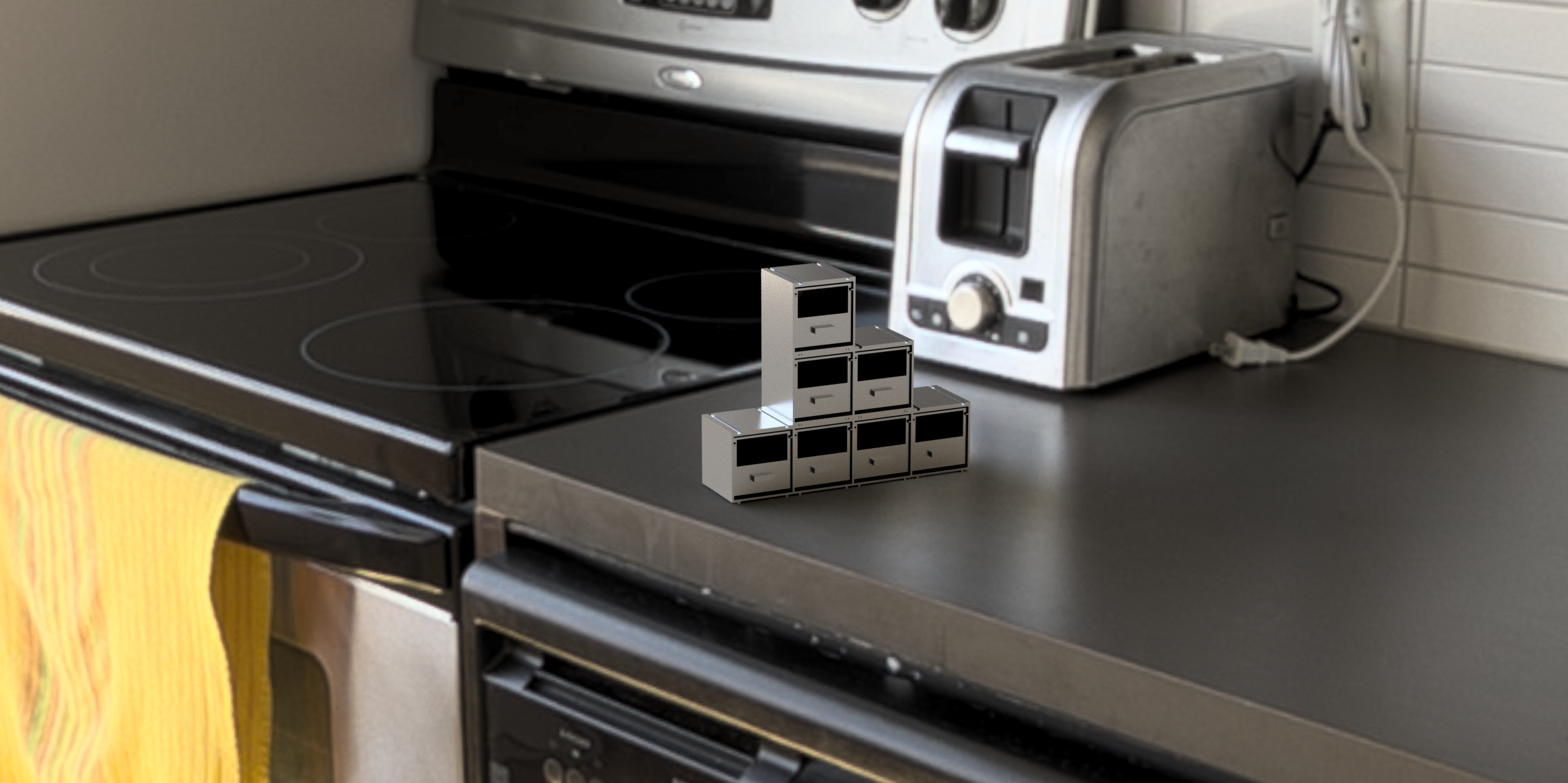 Small Storage Drawers, (Stackable)