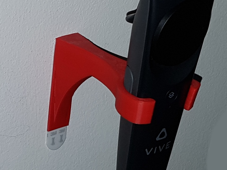 HTC Vive controller wall mounts, 3M command strip
