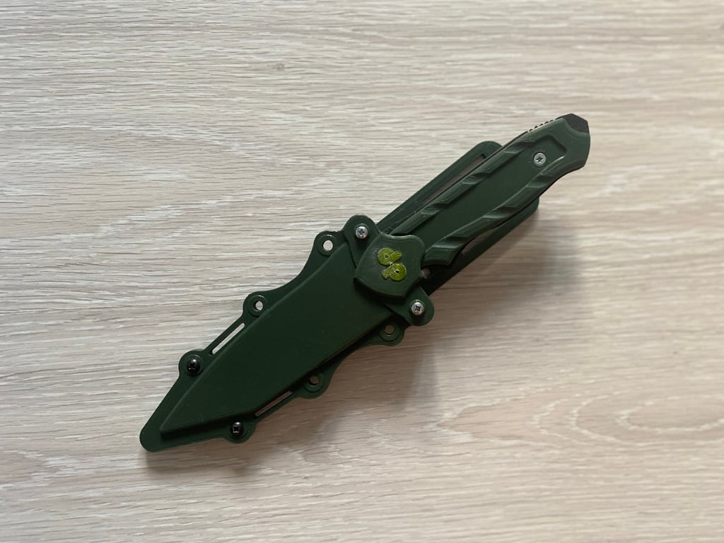 Training knife for airsoft