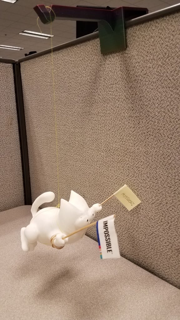 Cubicle Arm with Hook