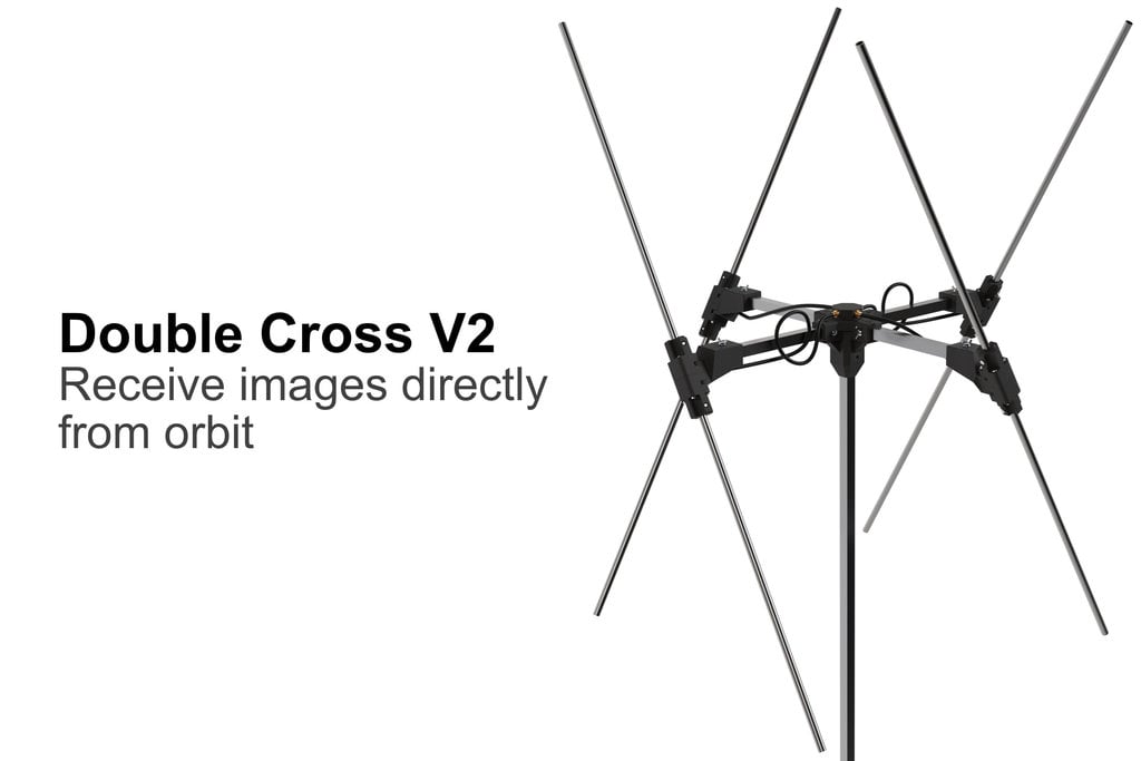 Double Cross V2 - A 137MHz antenna to receive images from NOAA weather satellites