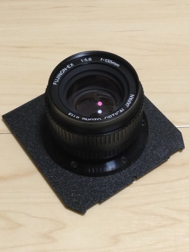 linhof lens board for FUJINON-EX 135mm F5.6 with mount(53mm,P=0.75
