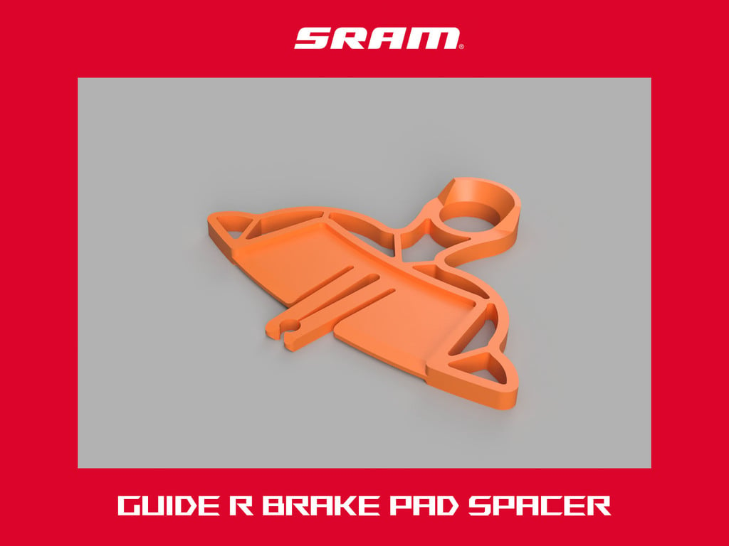 SRAM Guide R brake pad spacer (for service or transport)