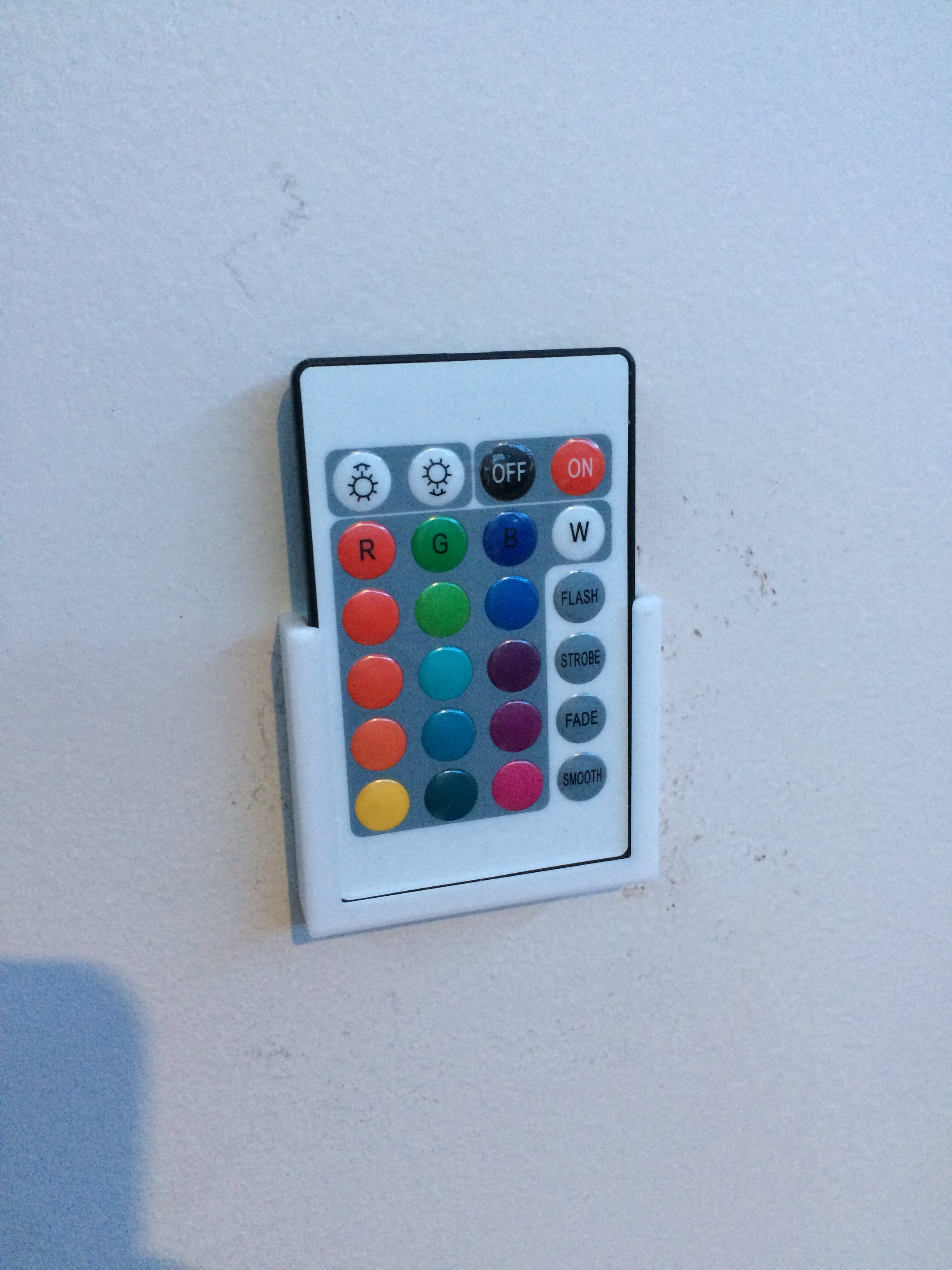 Remote Wall Holder for Chinese LED Remote Control