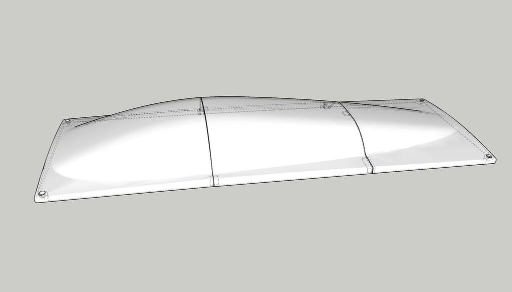 RC Boat Canopy Shell