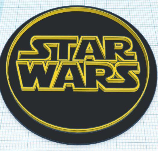 Star Wars Modular Logo Insert