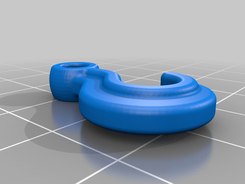 Hook with flat side