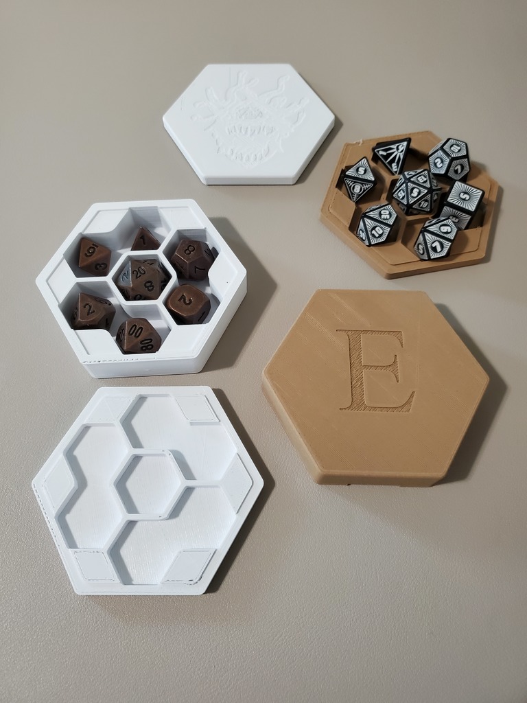 dice hex box v2 (hidden magnets)