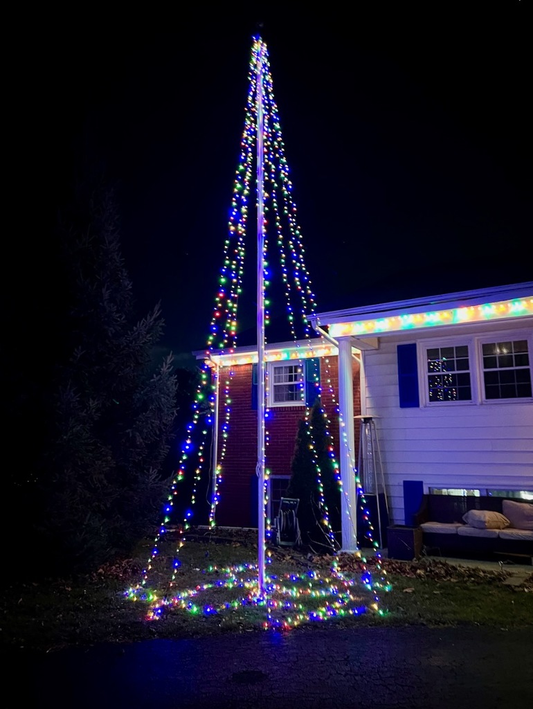 Flagpole Christmas Light Hoist