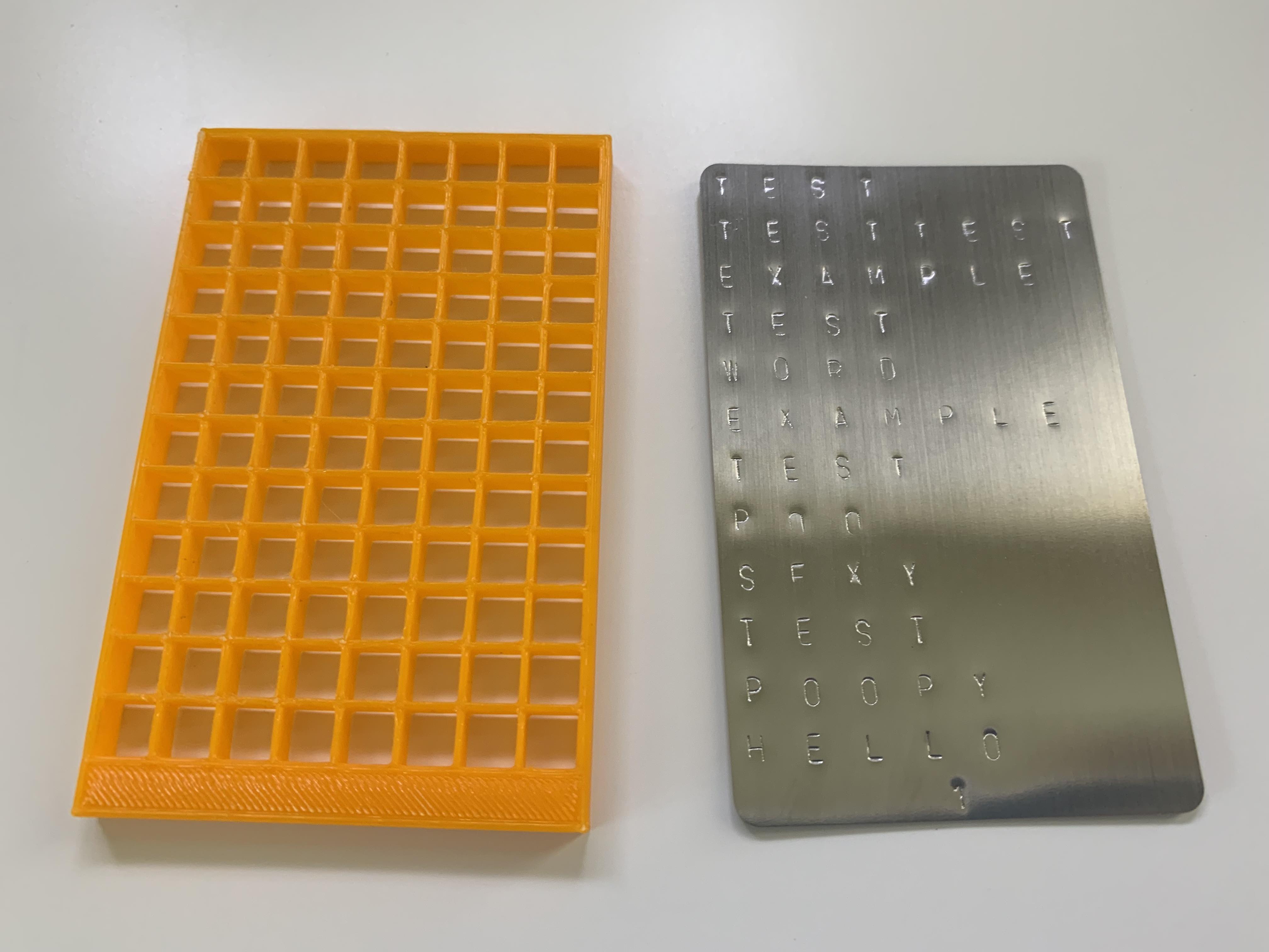 Metal Stamp Guide for Crypto Wallet Seeds