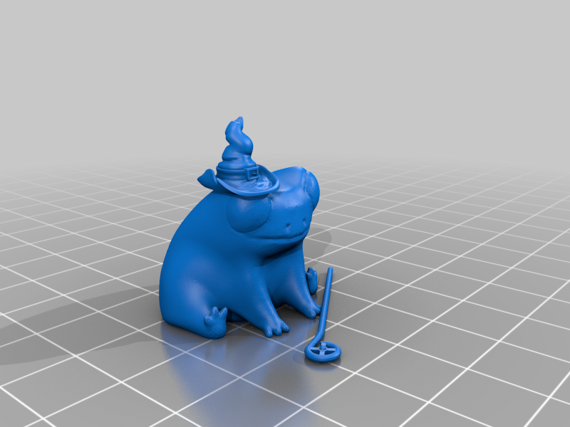 Fred the frog but he is a wizard