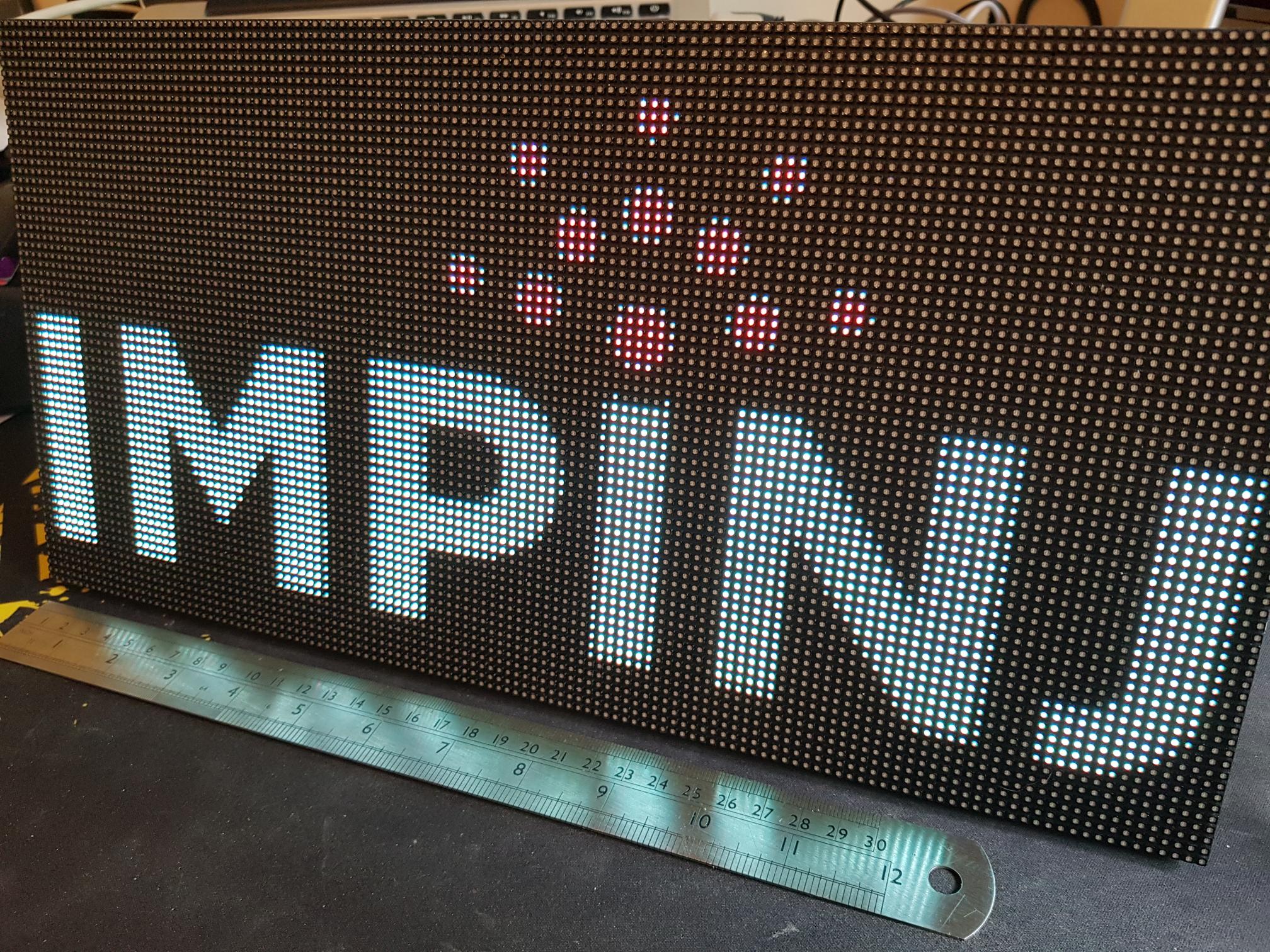 P3-64x64 LED Matrix stand, RaspberryPi holder and panel joiner