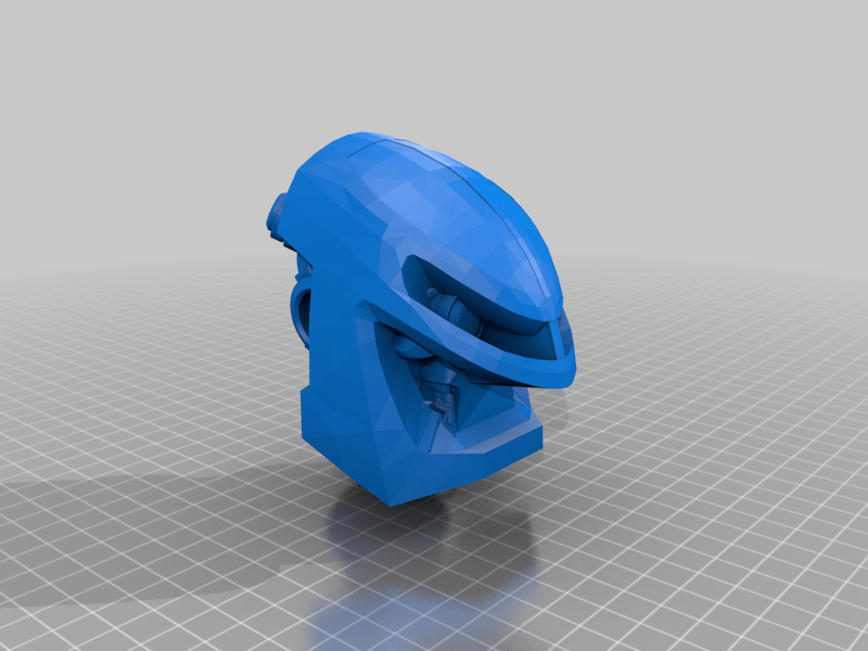 Bionicle Miru warhammer head (this is a 3d model bash)