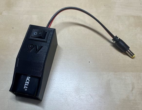 9V Battery Box with Switch
