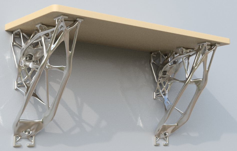 Generative Shelf Bracket