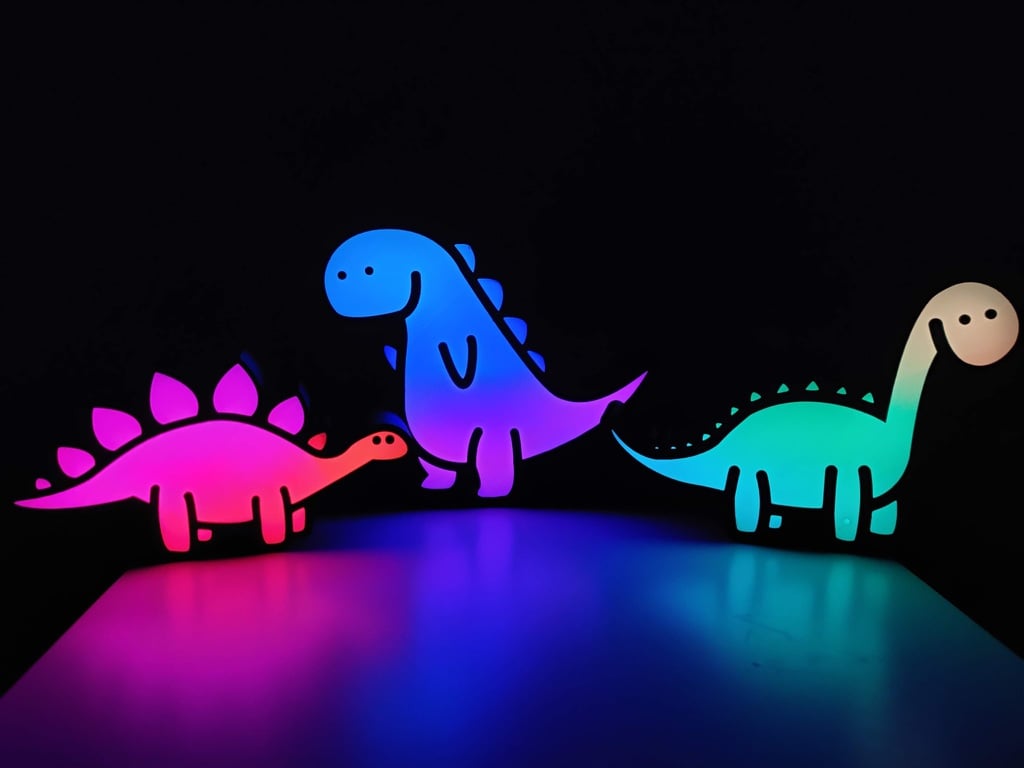 Dino Night Light (add programmable Leds and Arduino)