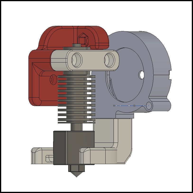 X5S Vocano and standard V6 print head assembly