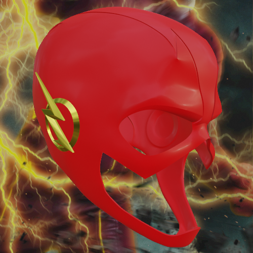 CW Flash Inspired Helmet