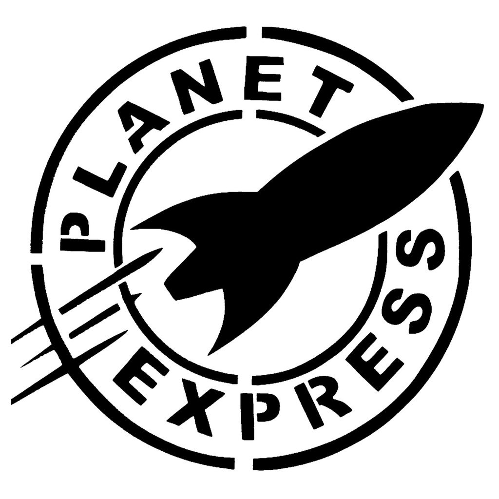 Planet Express stencil