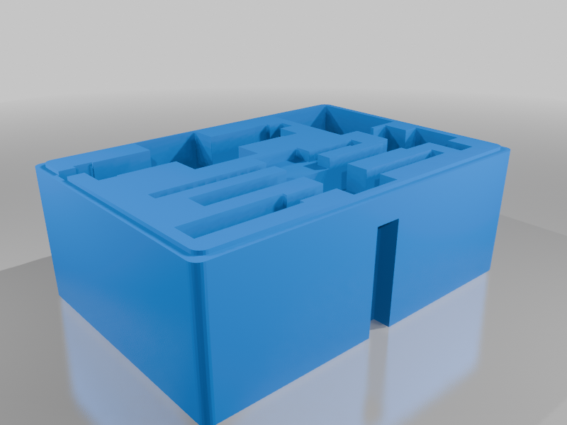 HackRF One/Portapack H4M organizer insert for Apache 1800 case.