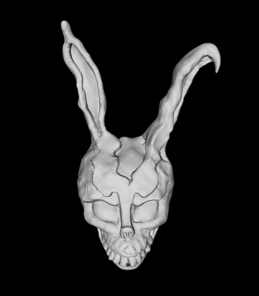 Frank the Bunny version 2 face from Donnie Darko - 2001 Film