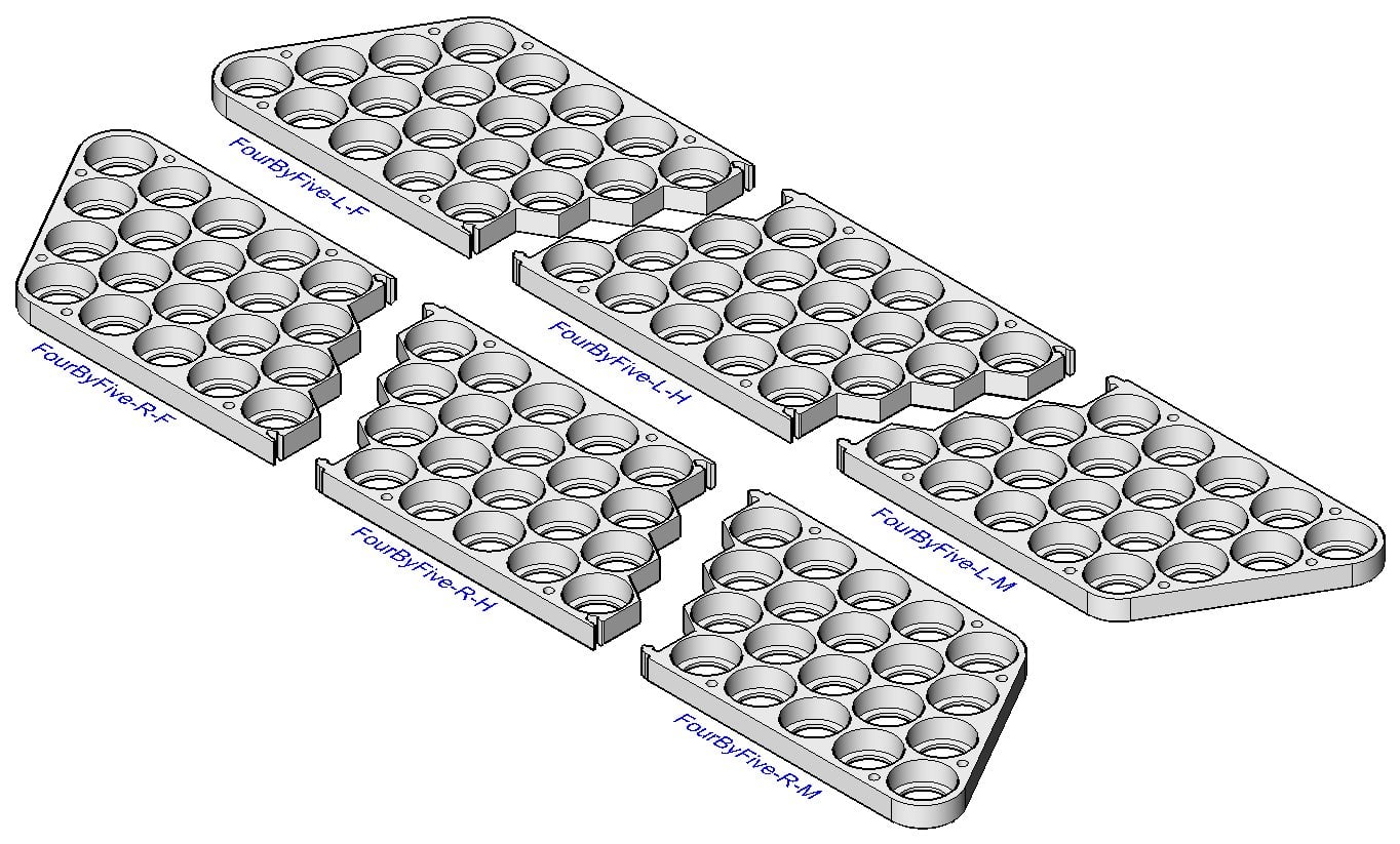 18650 Battery Frame