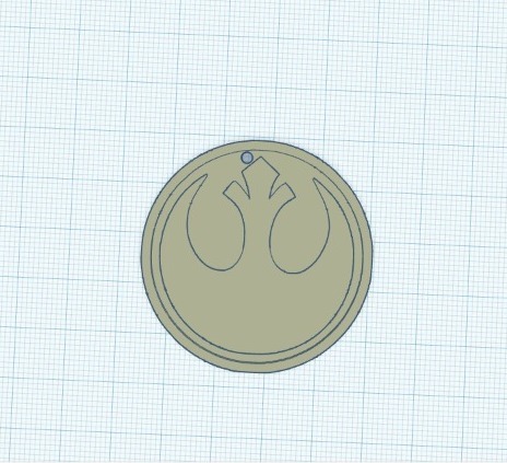 Rebels Keychain Star Wars logo