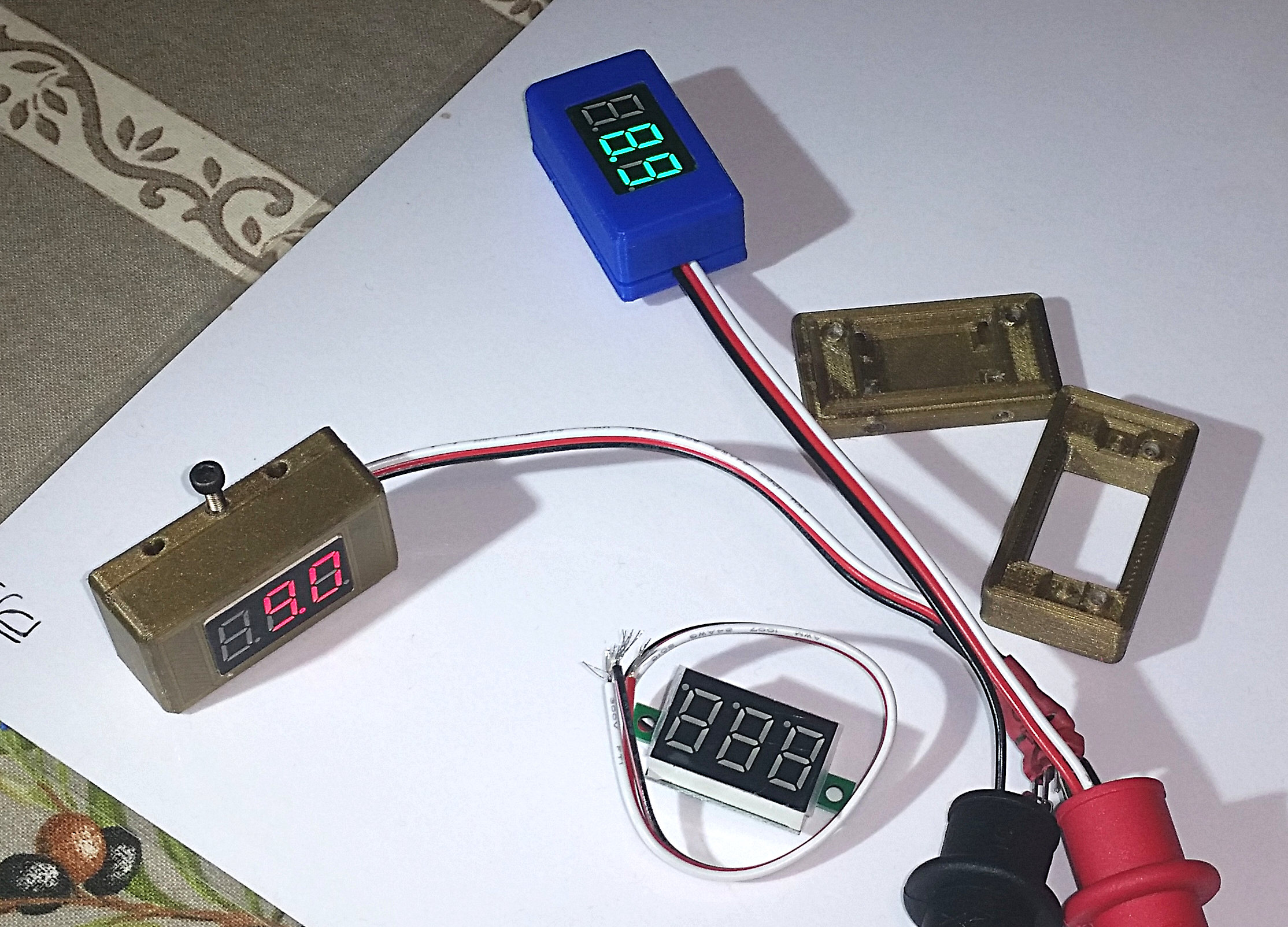 Voltmeter case