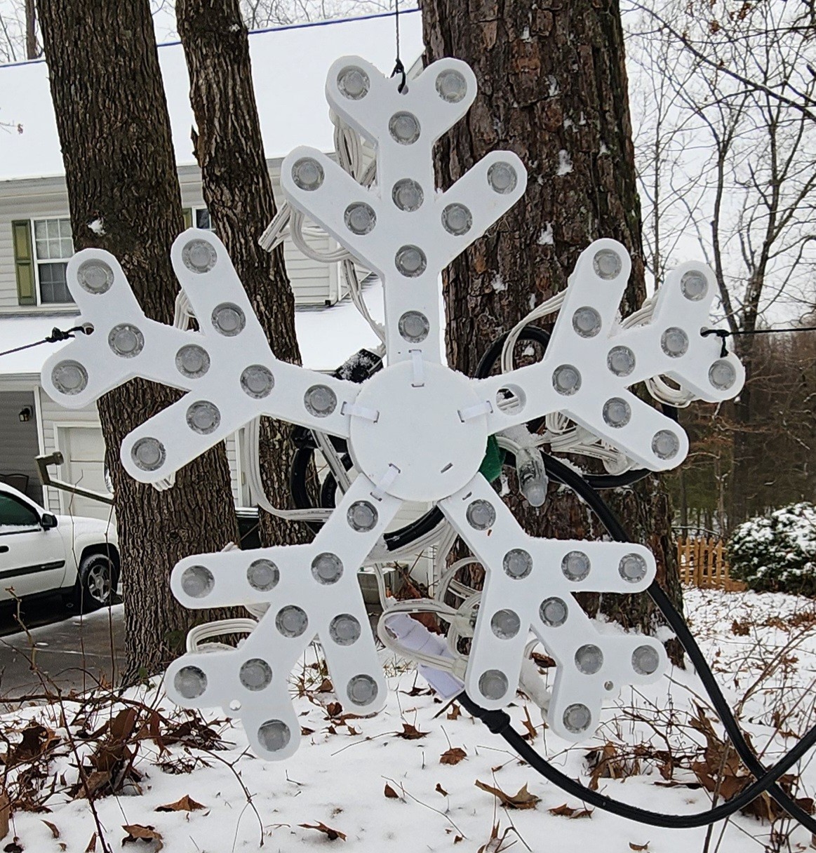 5 Arm Snowflake-Ziptie Remake