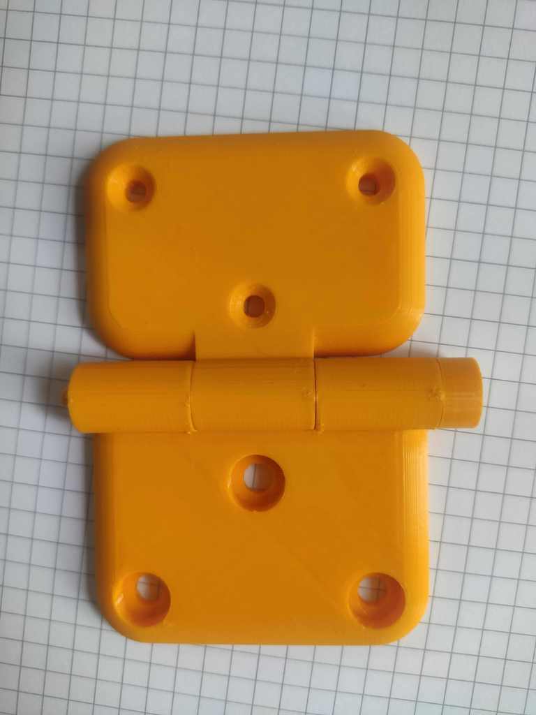 Simple hinge 3D model