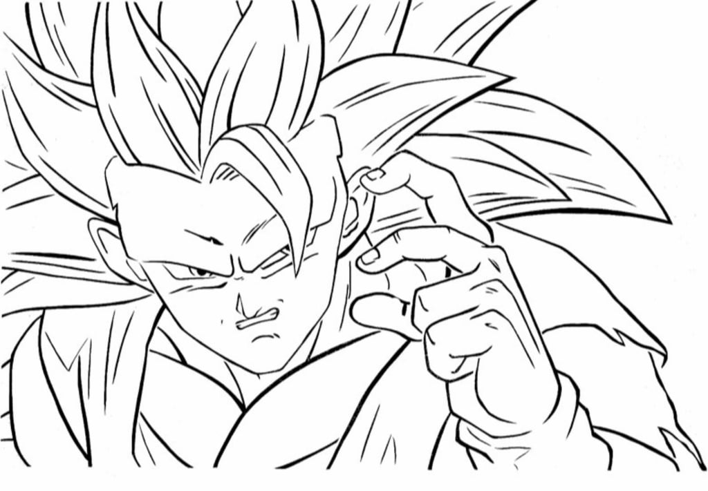 SS3 Goku stencil 7