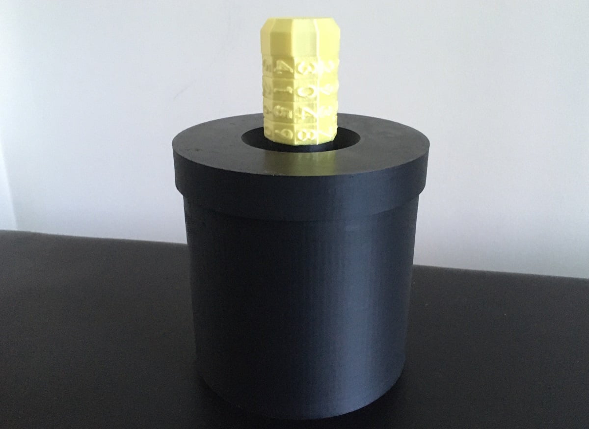 Combination Lockbox/Safe using Cryptex