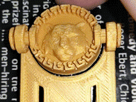 Spinning Bookmark - Year of the Tiger (and Rat) (editable .F3D included)