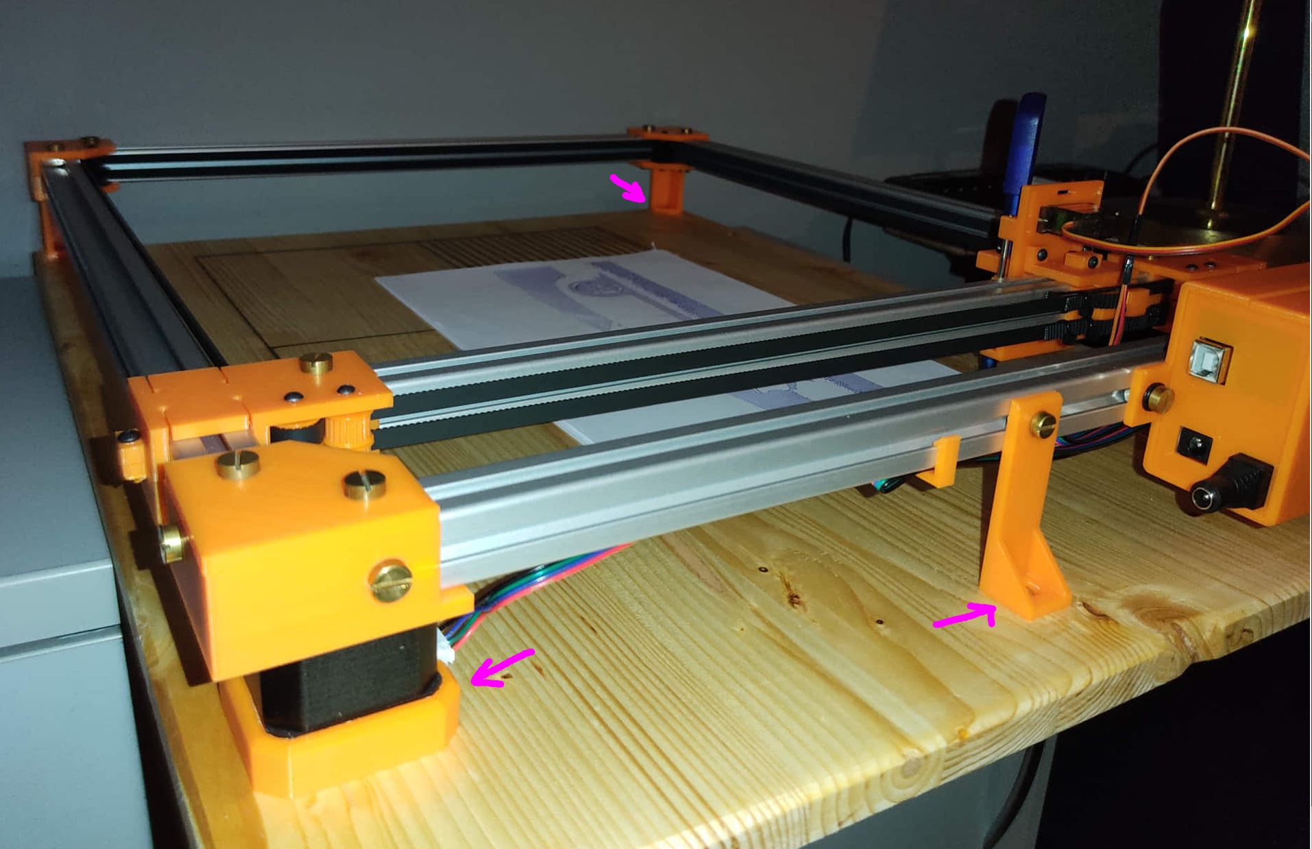 Parts for 2020 DRAWbot Drawing Robot