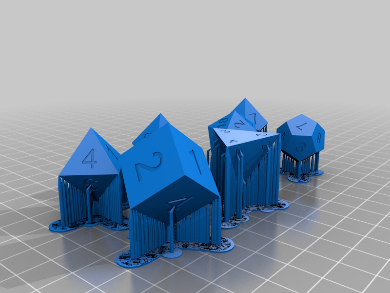 Set of Dice for D&D (Supported)