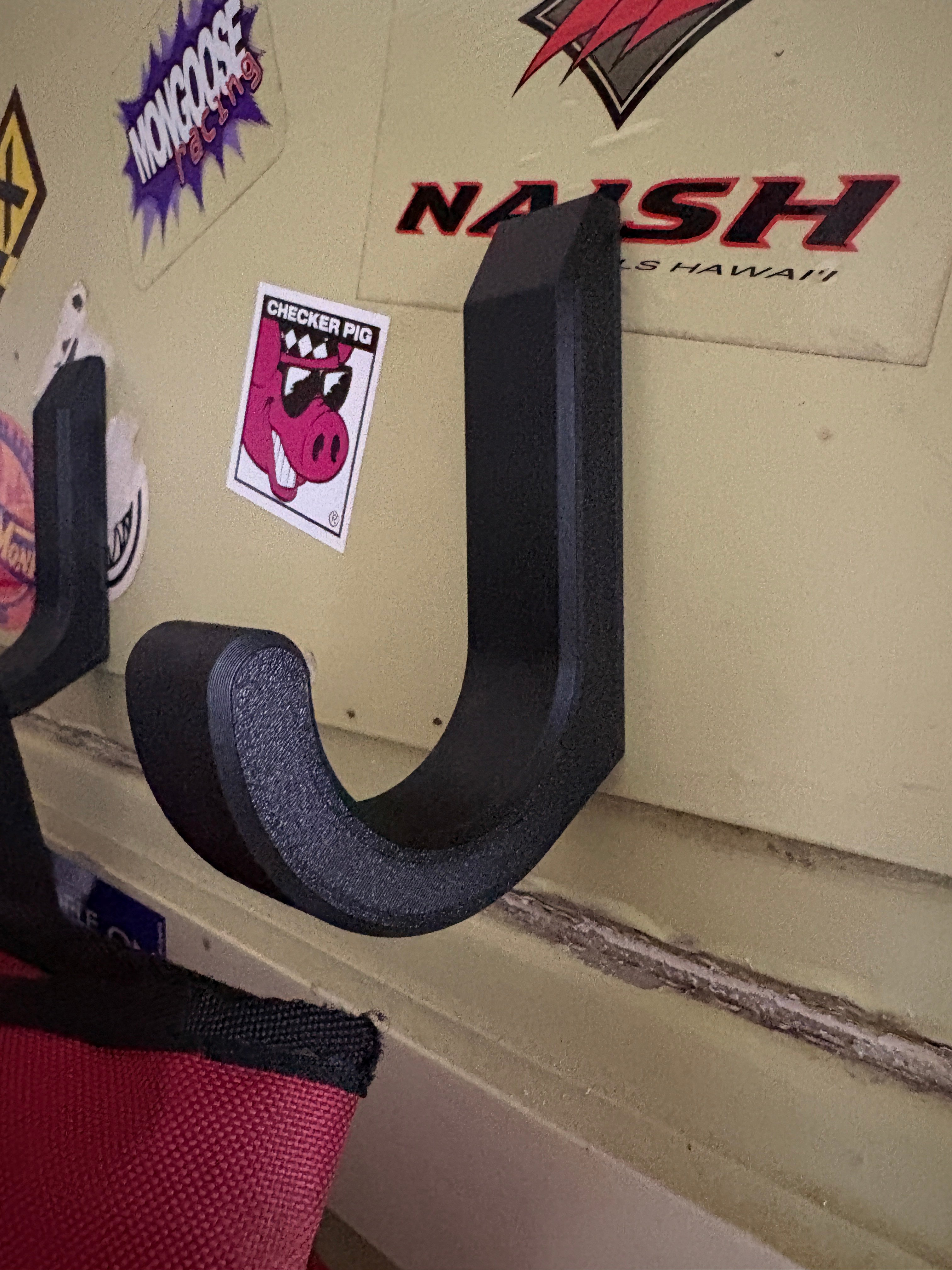Heavy-Duty Wall Hook with Hidden Screws (Clean Design)