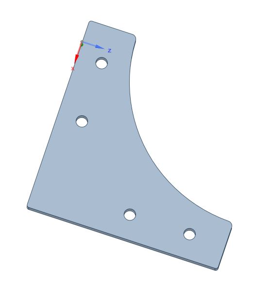 Tronxy X5SA Pro Support Bracket (Corner Support Bracket)
